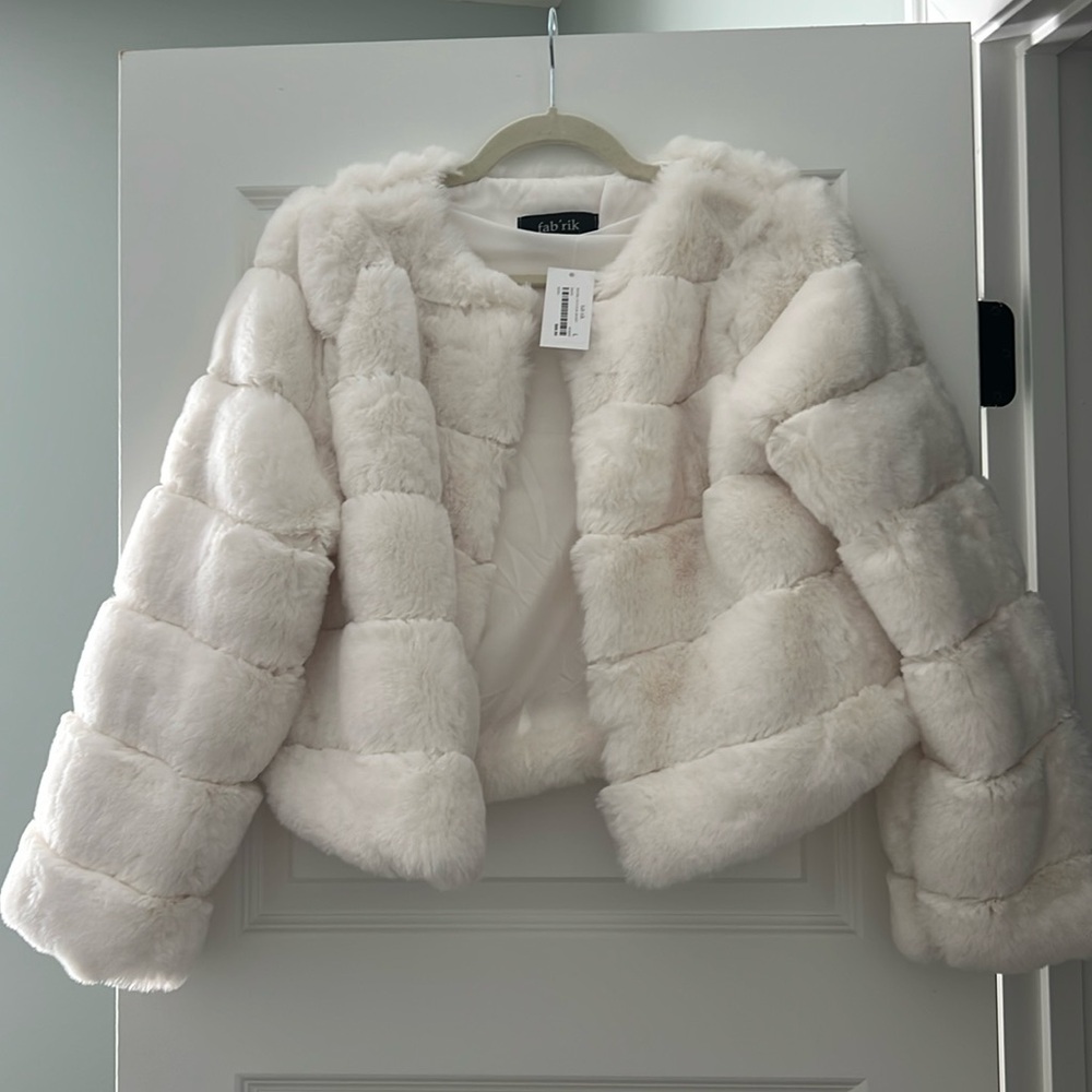 Rachel Faux Fur Jacket - Large